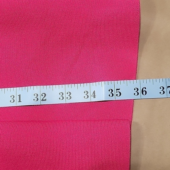 Ted Baker, Size 3 (US 8-10) Viviiyy Engineered Skater Dress,  Hot Pink,  EUC - Picture 10 of 16